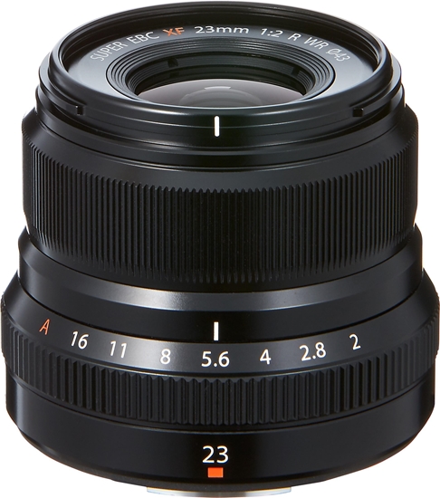 Picture of Fujinon XF 23mm f/2.0 R WR lens, black