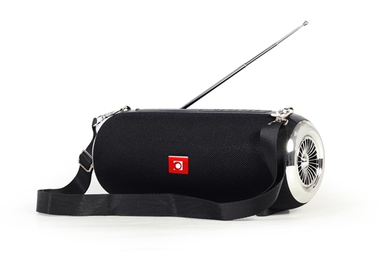 Picture of Gembird SPK-BT-17 portable Bluetooth speaker with FM-radio, black