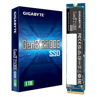 Attēls no Gigabyte Gen3 2500E SSD 1TB M.2 PCI Express 3.0 3D NAND NVMe