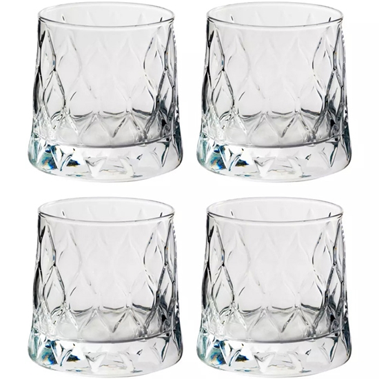 Picture of Glāzes viskija Pasabahce Leafy 300ml 4gab.