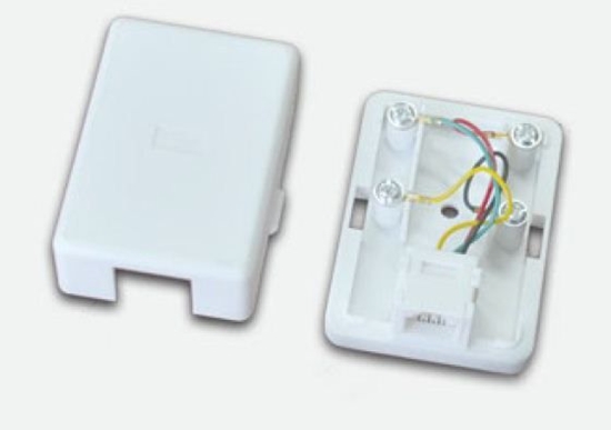 Picture of Alantec Gniazdo telefoniczne natynkowe 1xRJ11 (6P4C) - GN009