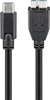 Изображение Goobay | Round cable | A | 67995 | micro-B 3.0 | USB-C (male) | Mbit/s