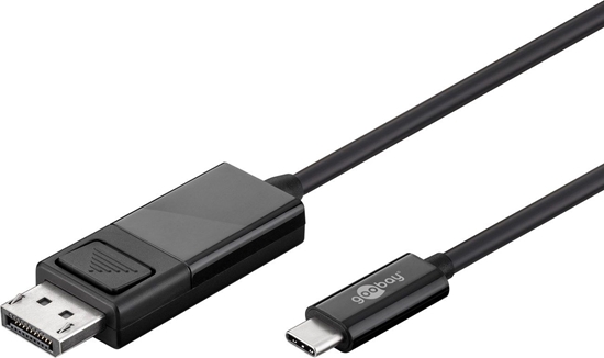 Picture of Goobay | USB-C- DisplayPort adapter cable (4k 60 Hz) | 79295 | USB-C male | DisplayPort male | USB-C to DP | 1.2 m