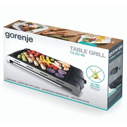 Picture of Gorenje Grill TG2514B Table, 1400 W, Black