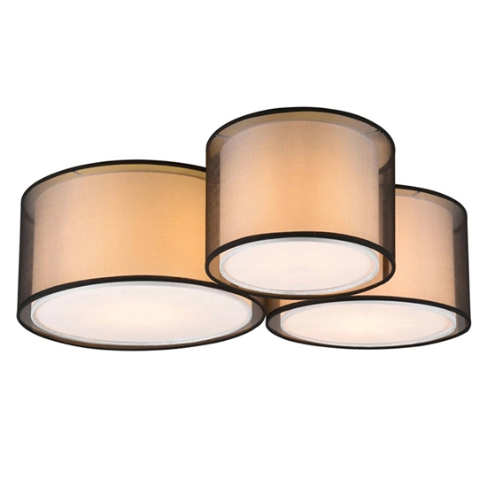 Picture of Gr.l.-BURTON 3x40W E27 melna/balta