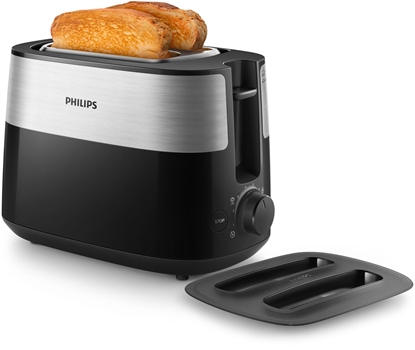 Picture of Philips Daily Collection HD2517/90 toaster 8 2 slice(s) 830 W Black, Silver