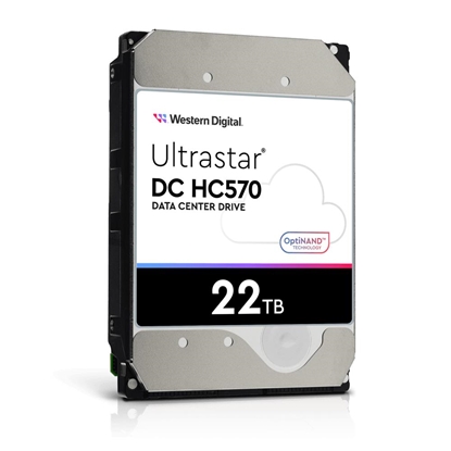 Attēls no HDD|WESTERN DIGITAL ULTRASTAR|Ultrastar DC HC570|22TB|SATA|512 MB|7200 rpm|3,5"|0F48155