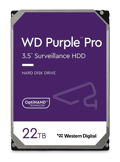 Picture of HDD|WESTERN DIGITAL|Purple Pro|22TB|512 MB|7200 rpm|3,5"|WD221PURP