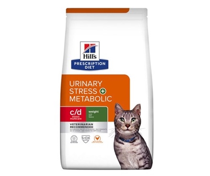 Изображение HILL'S Feline c/d Urinary Stress + Metabolic - Dry Cat Food - 3 kg