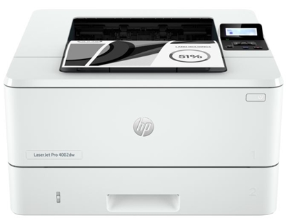 Picture of HP LaserJet Pro 4002dw Printer, Black and white, Printer for Small medium business, Print, Two-sided printing; Fast first page out speeds; Compact Size; Energy Efficient; Strong Security; Dualband Wi-Fi