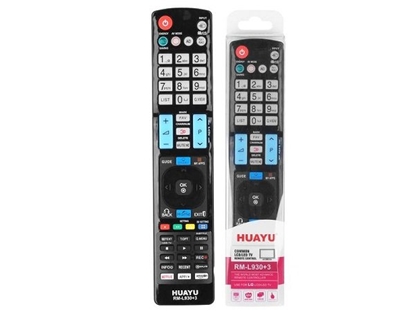 Picture of HQ LXHL930 LG TV remote control LCD RM-L930 / SMART / Netflix / Black