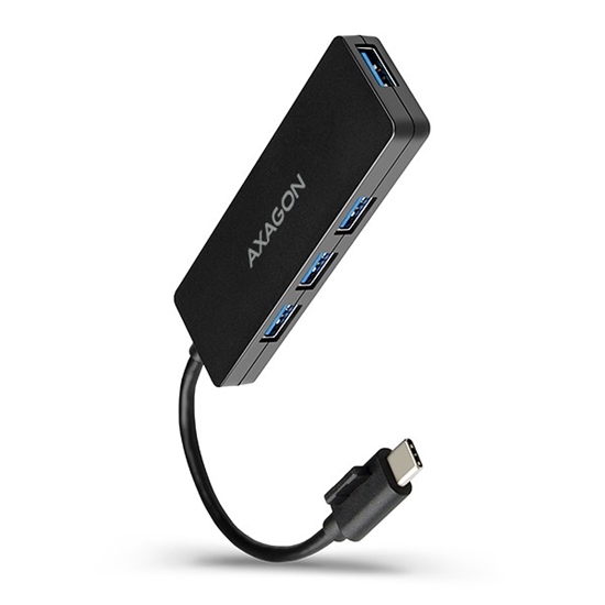Picture of I/O HUB USB-C 4PORT SLIM/0.14M HUE-G1C AXAGON