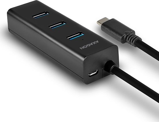 Picture of I/O HUB USB-C 4PORT CHARGING/0.4M HUE-S2C AXAGON