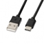 Attēls no iBox IKUMTC USB cable 1 m USB 3.2 Gen 1 (3.1 Gen 1) USB A USB C Black