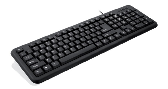 Picture of iBox OFFICE KIT II keyboard Mouse included USB QWERTY English Black