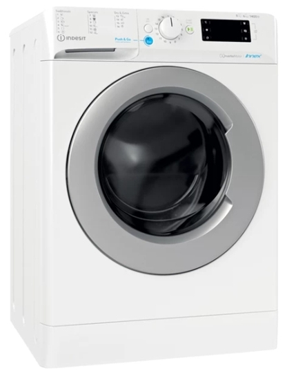 Изображение Indesit BDE 86435 9EWS EU washer dryer Freestanding Front-load White D