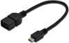 Picture of DIGITUS USB Adapter/Konverter, OTG, 0,2m, schwarz