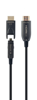 Изображение Kabel AOC High Speed HDMI with ethernet 50 m z adapterem D/A