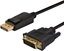 Attēls no Kabel Savio DisplayPort - DVI-D 3m czarny (SAVIO CL-122)