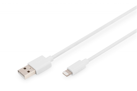 Изображение Digitus Lightning to USB-A data/charging cable, MFI-certified
