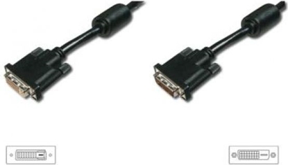 Изображение Kabel Digitus DVI-D - DVI-D 2m czarny (AK-320200-020-S)
