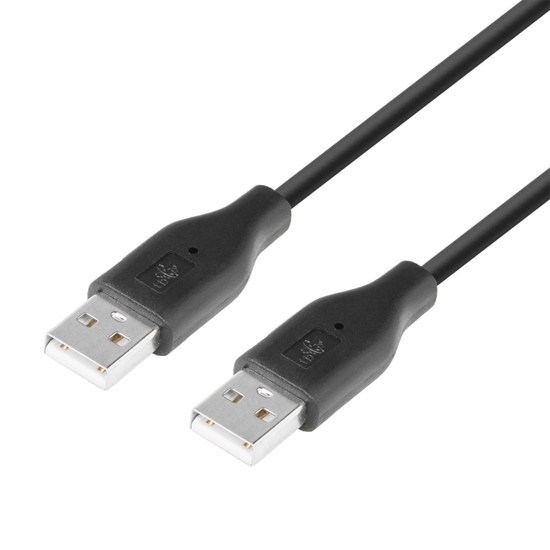 Изображение Kabel USB AM-AM 1.8m czarny 