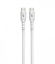 Attēls no Kabel USB C - USB C 1 m. silikonowy biały