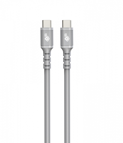 Picture of Kabel USB C - USB C 1m silikonowy szary 