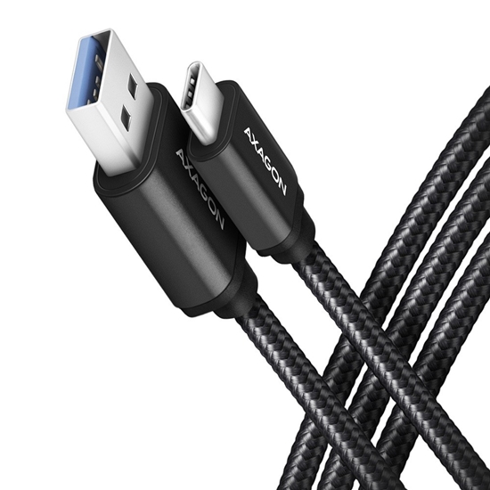 Изображение CABLE USB-C TO USB3.2 2M/BLACK BUCM3-AM20AB AXAGON