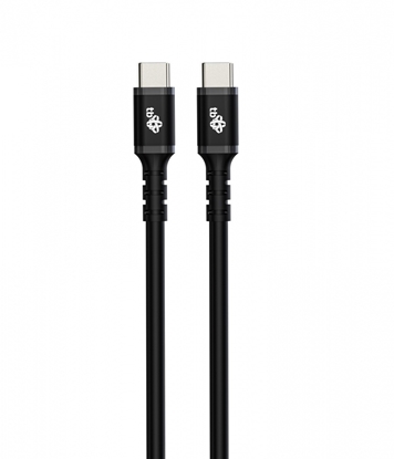 Изображение Kabel USB-C - USB-C 2m silikonowy czarny 