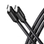 Picture of CABLE USB-C TO USB-C 1M 60W/BLACK BUCM3-CM10AB AXAGON