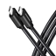Picture of CABLE USB-C TO USB-C 2M 60W/BLACK BUCM3-CM20AB AXAGON