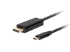 Изображение Kabel USB-C (M)->Displayport 3M 4K 60HZ czarny