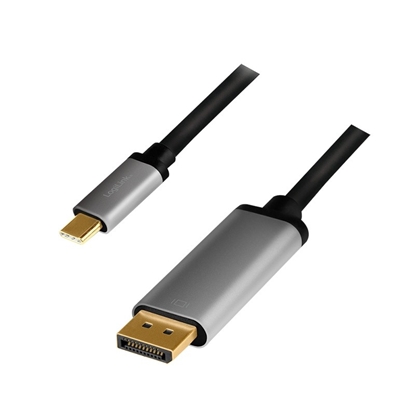 Изображение Kabel USB-C do DP, 4K 60Hz aluminiowy 1.8m 