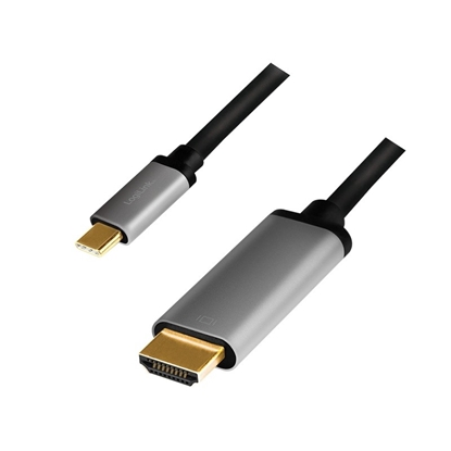 Изображение Kabel USB-C do HDMI, 4K 60Hz aluminiowy 1.8m 