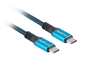 Picture of Kabel USB-C M/M USB4 1.2m 100W 8K 60HZ czarno-niebieski