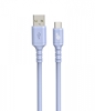 Picture of Kabel USB-USB C 1m silikonowy fioletowy