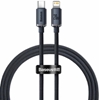 Picture of Kabelis Baseus USB Type-C Male -  Lightning  1.2m Black