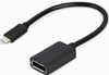 Picture of Kabelis Gembird USB Type-C Male - DisplayPort Female 4K 15cm Black
