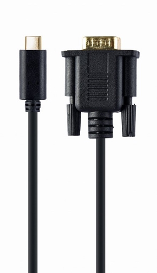 Picture of Kabelis Gembird USB Type-C Male - VGA Female 2m Black