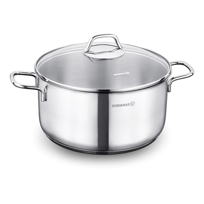 Picture of Katls Perla 20cm, 3.5L, ar stikla vāku, nerūs.tēr., indukcij