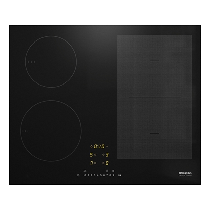 Picture of Miele KM 7404 FX Black Built-in 60 cm Zone induction hob 4 zone(s)