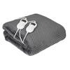 Изображение Camry Electric Heated Blanket CR 7417 Number of heating levels 8 Number of persons 2 Washable Remote control Coral fleece/Polyester 60 W Grey