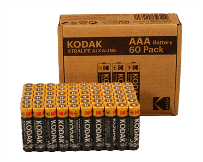Изображение Kodak XTRALIFE alkaline AAA battery (60 pack)