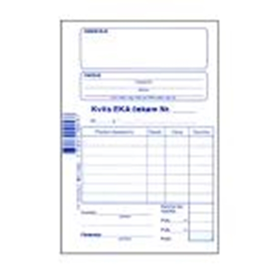 Picture of Kvīts EKA čekam A6 100lp.