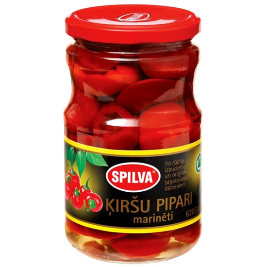 Изображение Ķiršu pipari Spilva marinēti 0.72l