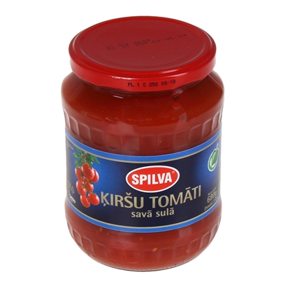 Изображение Ķiršu tomāti Spilva savā sulā 720ml