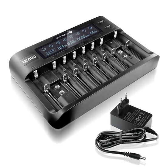 Изображение Ładowarka akumulatorowa UC-800 do akumulatorków Li-ion oraz NI- MH