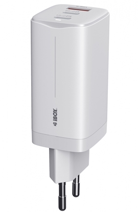 Attēls no Ładowarka sieciowa ILUC65 GaN 65W USB-C biała