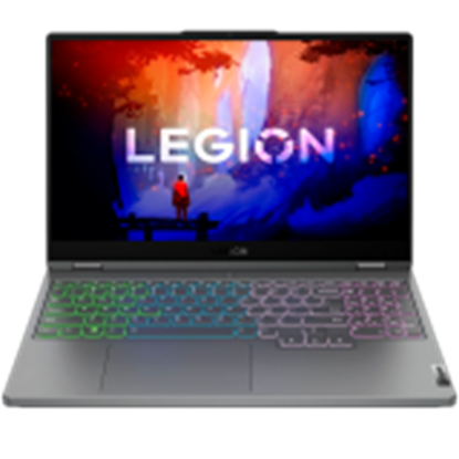 Attēls no Lenovo Legion 5 Laptop 39.6 cm (15.6") Wide Quad HD AMD Ryzen™ 7 6800H 16 GB DDR5-SDRAM 512 GB SSD NVIDIA GeForce RTX 3070 Wi-Fi 6E (802.11ax) Grey, Black